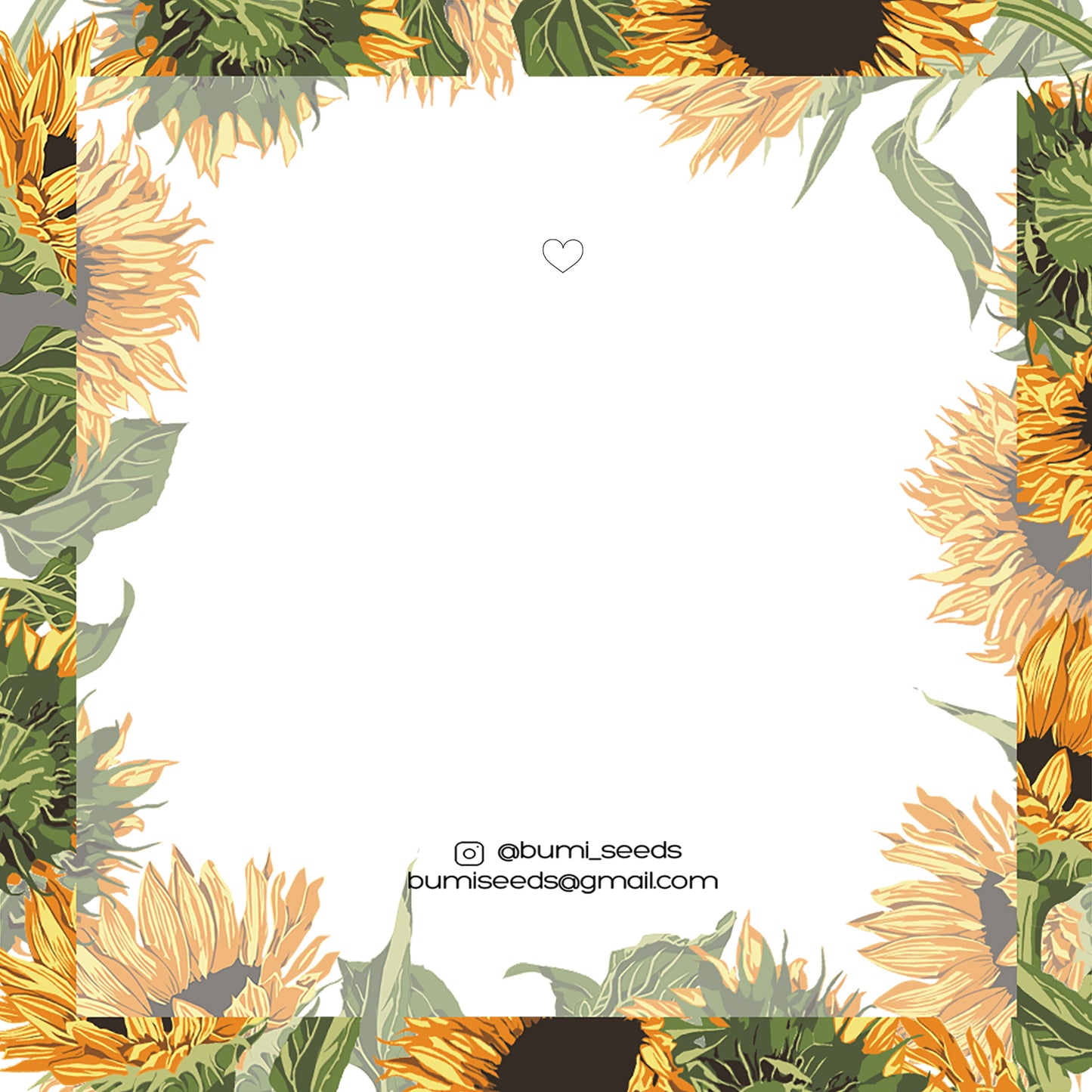 Sunflower Card